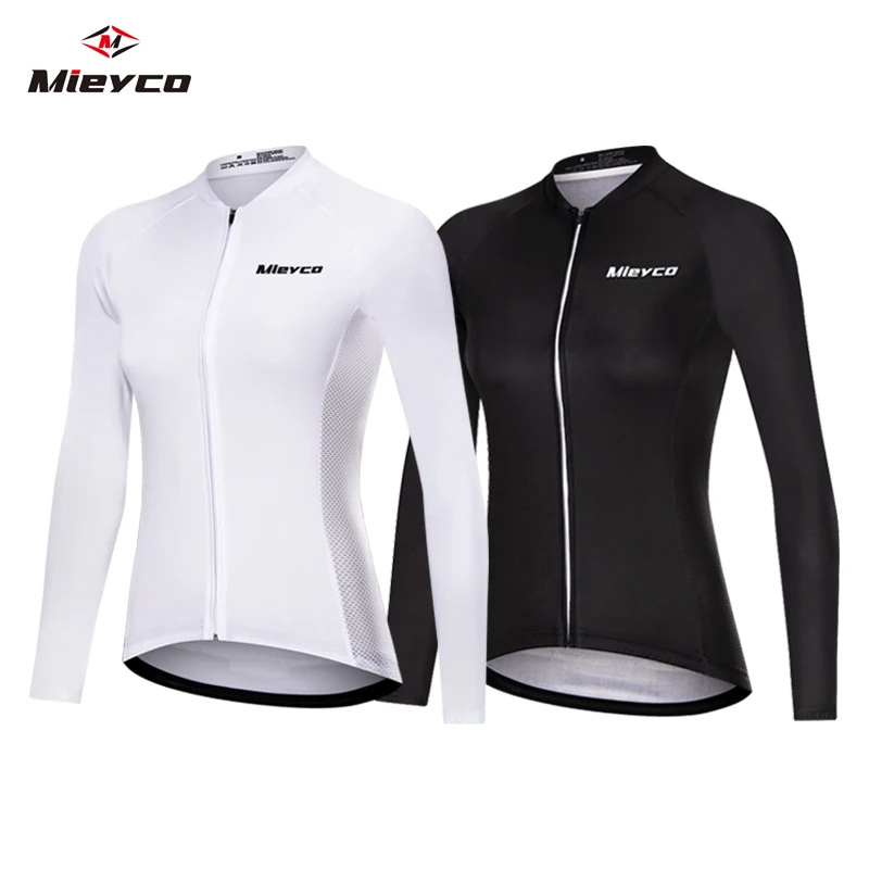 

White Long Sleeves Autumn Cycling Clothing MTB Pro Team Bike Shirts Bicycle Clothes roupas feminina Cycling Jerseys Women