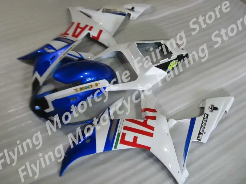 Nn-For  YZFR1 02-03 YZF1000 YZF R1 Black BLUE white 02 03  YZF 1000 YZF-R1 2002 2003 Fairing NEW ABS Plastic for Yamaha