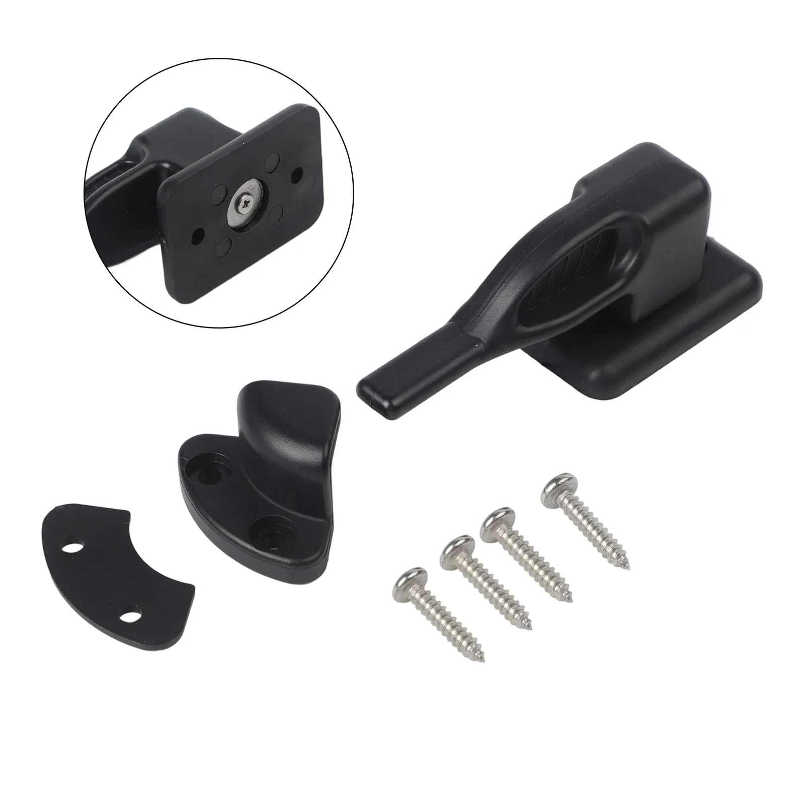 For Caravan Door Lock And Holder With Rotating Latch For Furniture And Boats Providing Effective Door Holding And Security