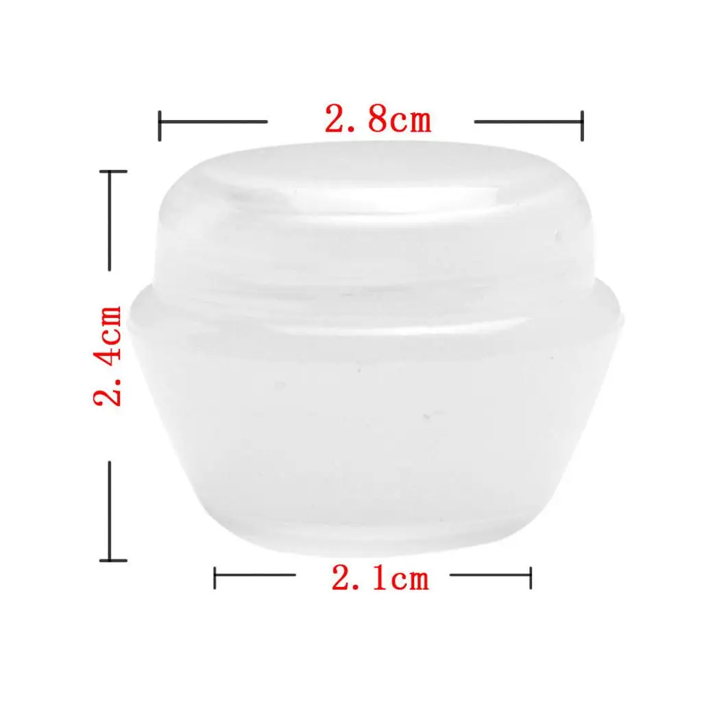 10/Set Cosmetic Makeup Empty Jar Pot, Cream Lip Balm Container Box Bottle,