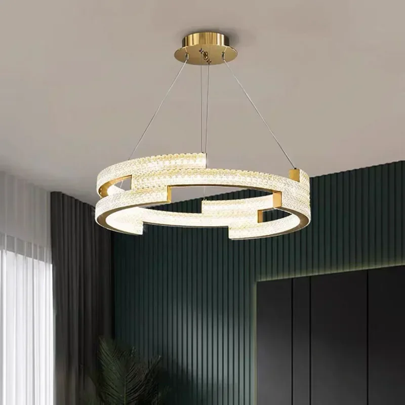 Lampada a sospensione moderna a LED per soggiorno, sala da pranzo, camera da letto, lampadario a soffitto, lampada a sospensione di lusso, lampada per interni