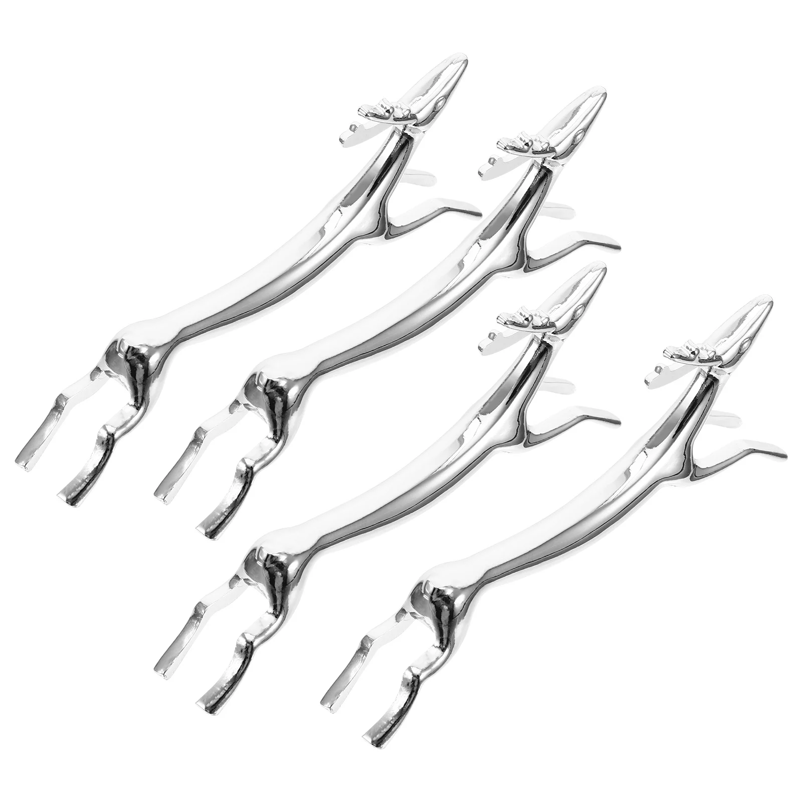 

4 Pcs Chopstick Storage Rack Rest Animal Cutlery Holder for Table Setting Chopsticks Stands Dining