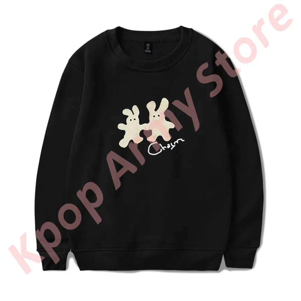 Clairo Charm Bunny Crewneck Sweatshirts Tour New Logo Merch Long Sleeve Women Men Fashion Casual Streetwear