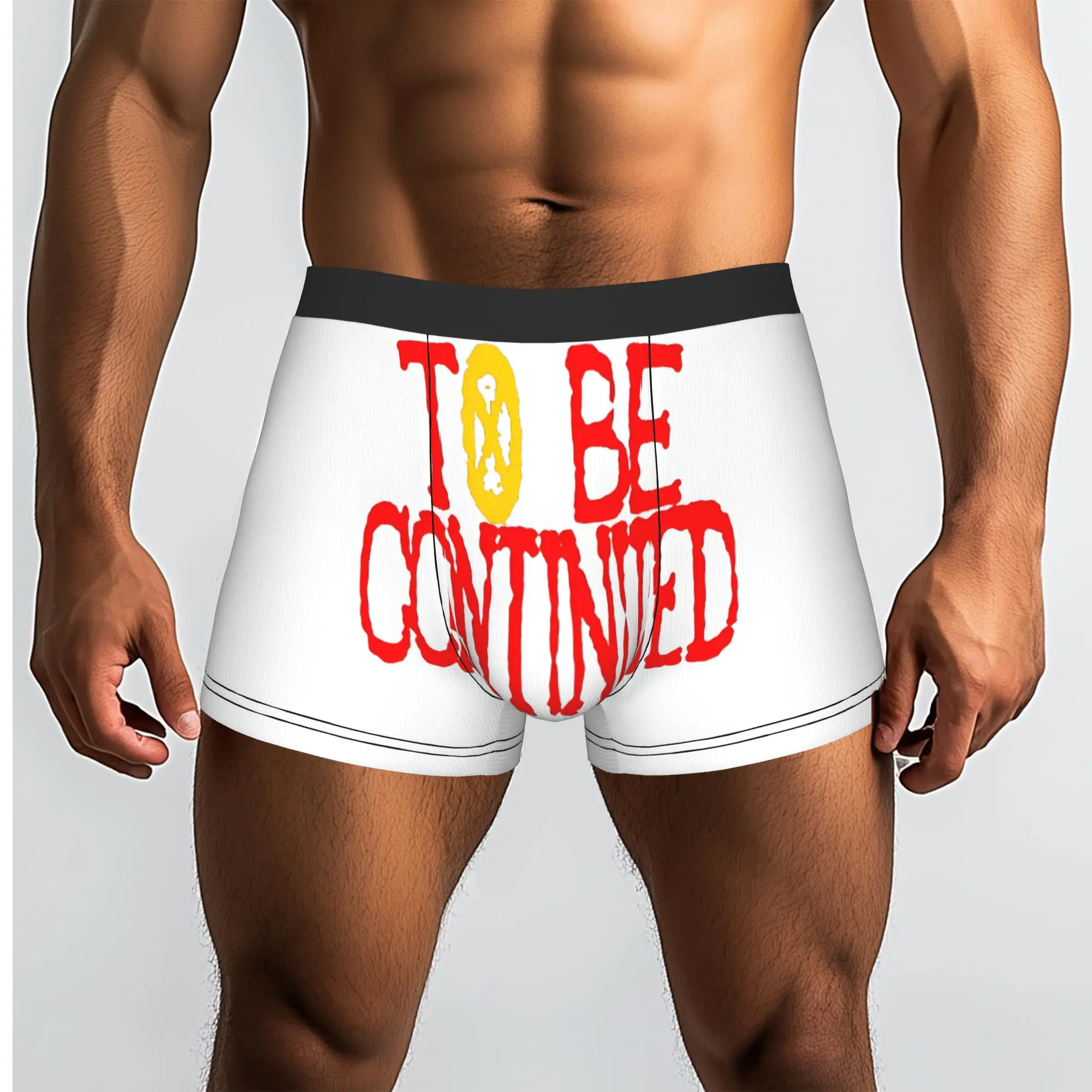 To Be Continued One Piece Underpants Homme Panties Man Underwear Ventilate Shorts Boxer Briefs