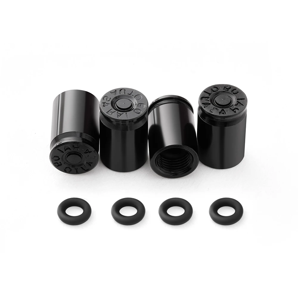 4PCS Car Wheel Tire Valve Caps Tyre Stem Covers Airdust Waterproof For Honda Fit GK3 GK4 2014~2026 Accessories view 4