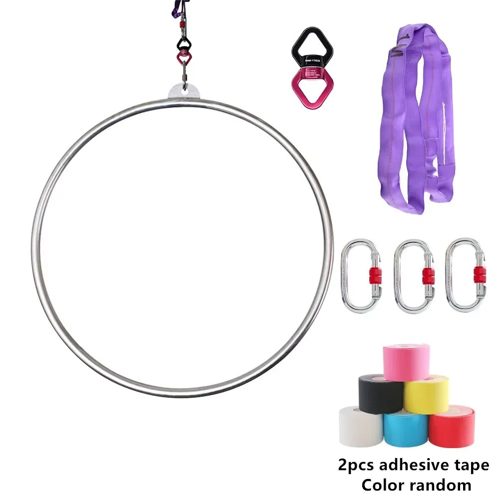 85 # 80 # stainless steel air yoga rings 90 # 95 # single ear ring air dance