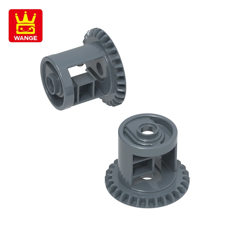 20 Stück/Los 62821 technisches Getriebe differential 28 Zahnkegel-Innen laschen mit geschlossener Mitte, kompatibel mit Block Moc Color City