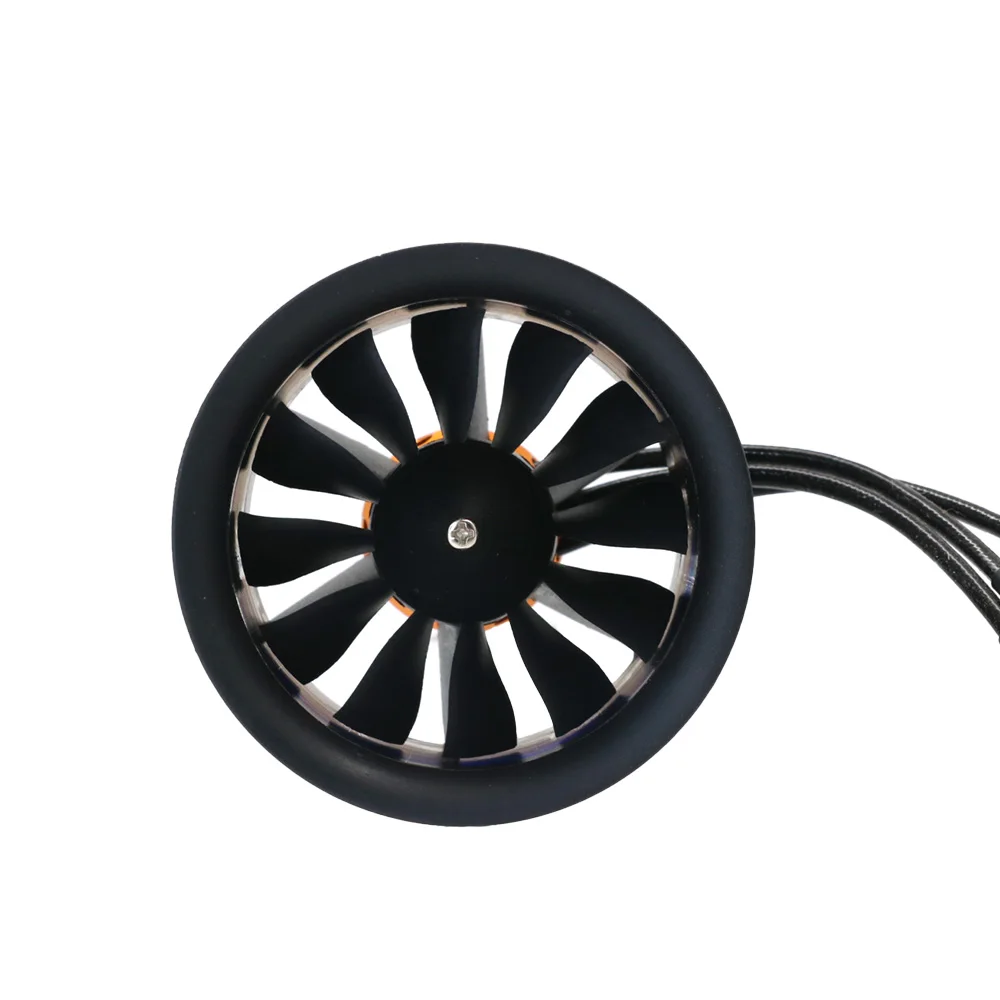 QX-MOTOR QF2611 3300/4000/4600/5000KV Brushless Motor 50mm 12 Blades EDF Ducted fan for DIY RC Airplanes