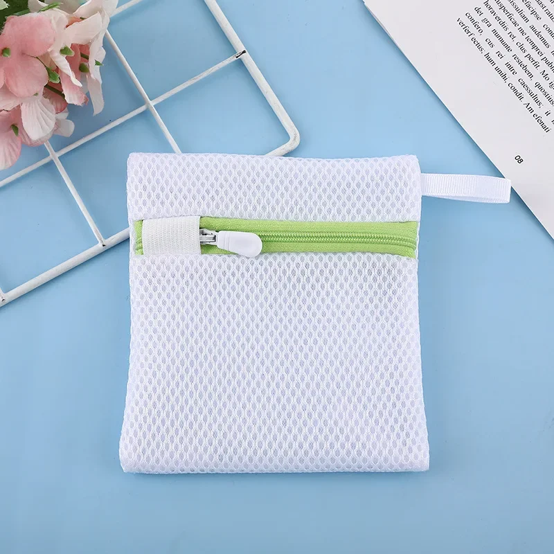 Square Polyester Mesh Laundry Bag Clothing Protection Disinfectant Granule Detergent Pod Isolation Bag Washing Machine Storage
