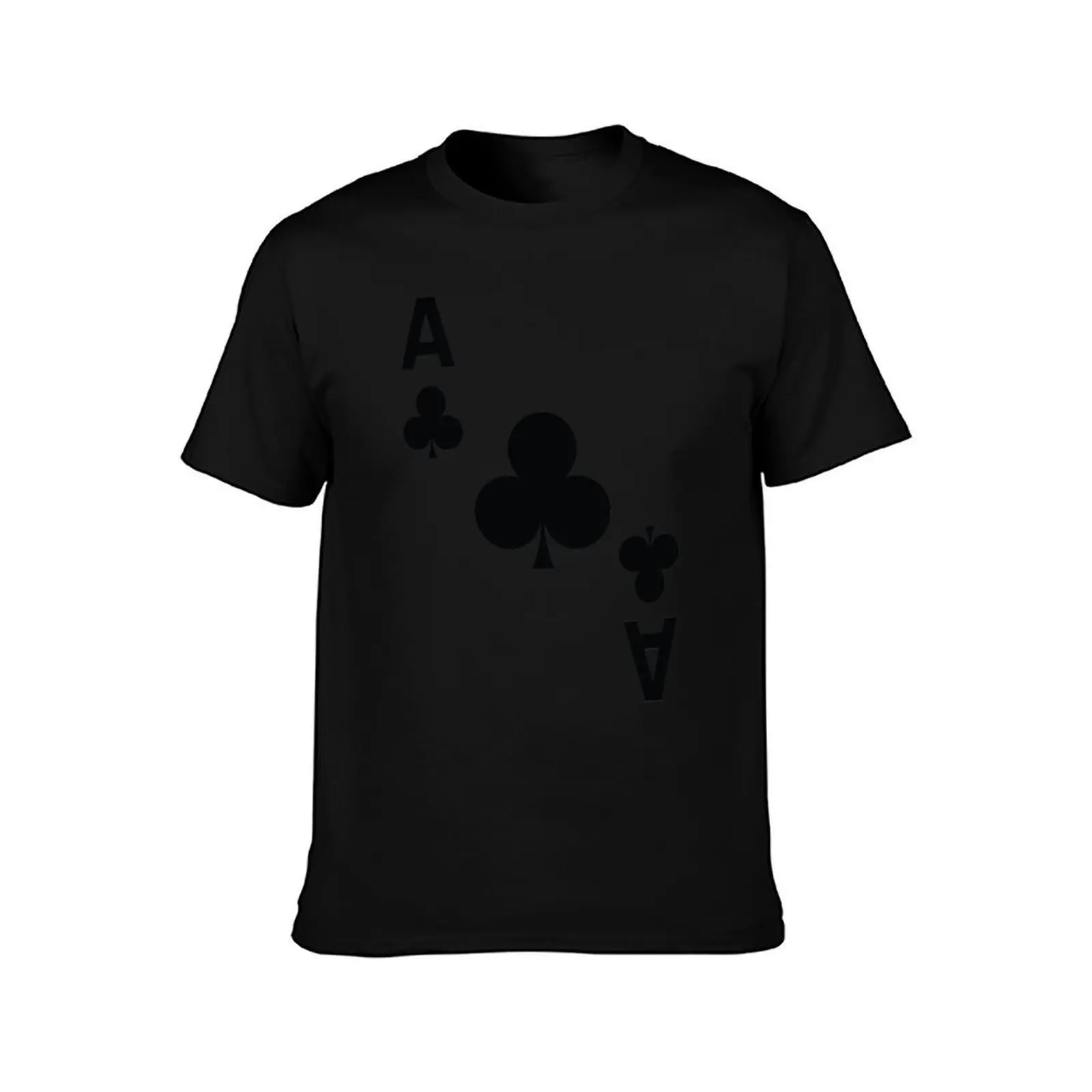 Ace of Clubs poker playing card halloween costume T-Shirt Simple Print Design T-Shirt