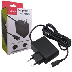 EU Plug Wall Travel Home Charge 5V 2.6A AC Adapter Charger For Nintend Switch NS Game Console USB Type C Power Supply Charging