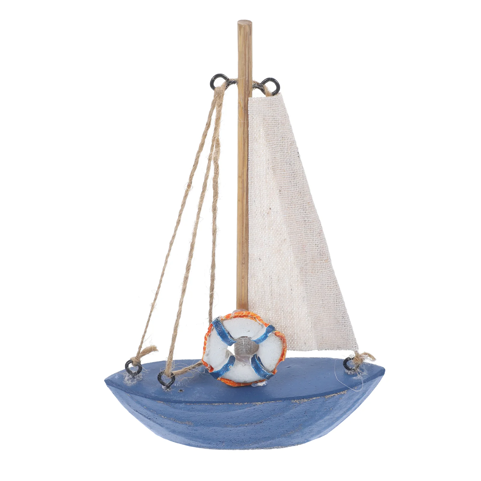 

Boat Model Seashell Nautical Vintage Decor Sailboats Retro Ornaments Desktop Ship
