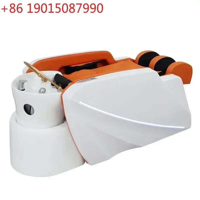 High-End Intelligent Massage Shampoo Bed Barber Shop Constant Temperature Water Circulation Multifunctional Head Therapy Bed