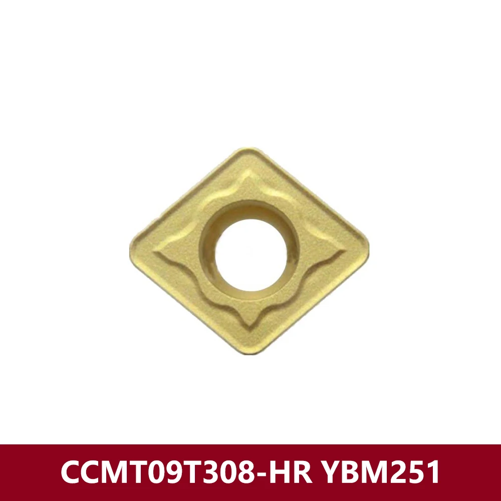 Original CCMT120412-HR YBM251 CNC Lathe Cutter CCMT433-HR Carbide Inserts CCMT 120412 HR CCMT120412 CCMT1204 For Stainless Steel