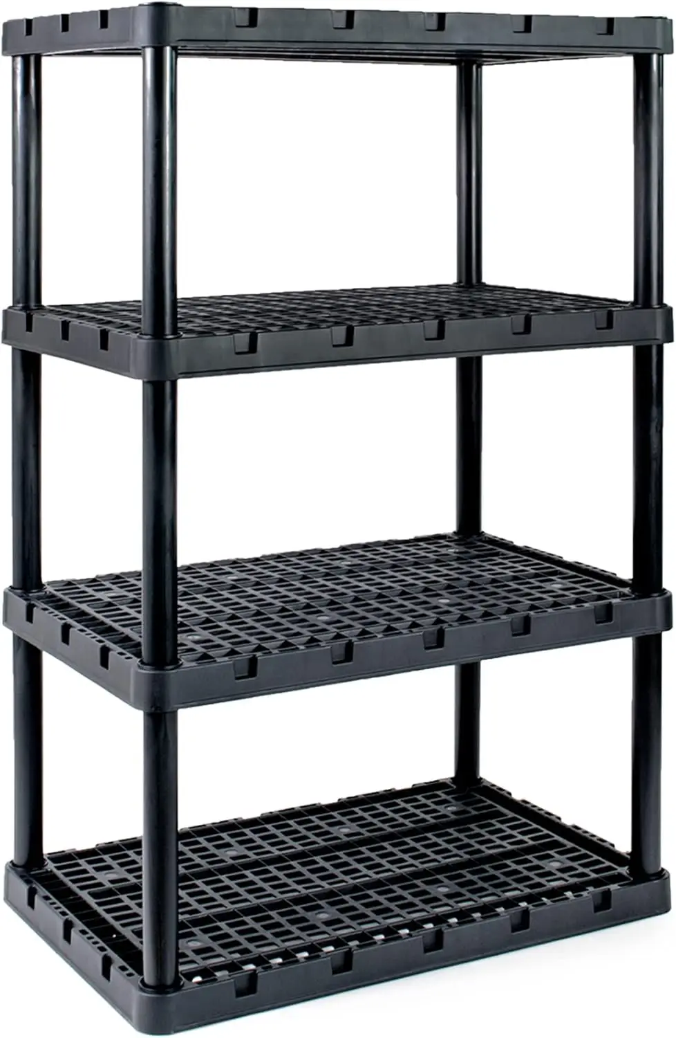 Heavy Duty Storage Unit 24 x 36 x 56.25 Organizer for Home, Garage, Basement & Laundry, Black