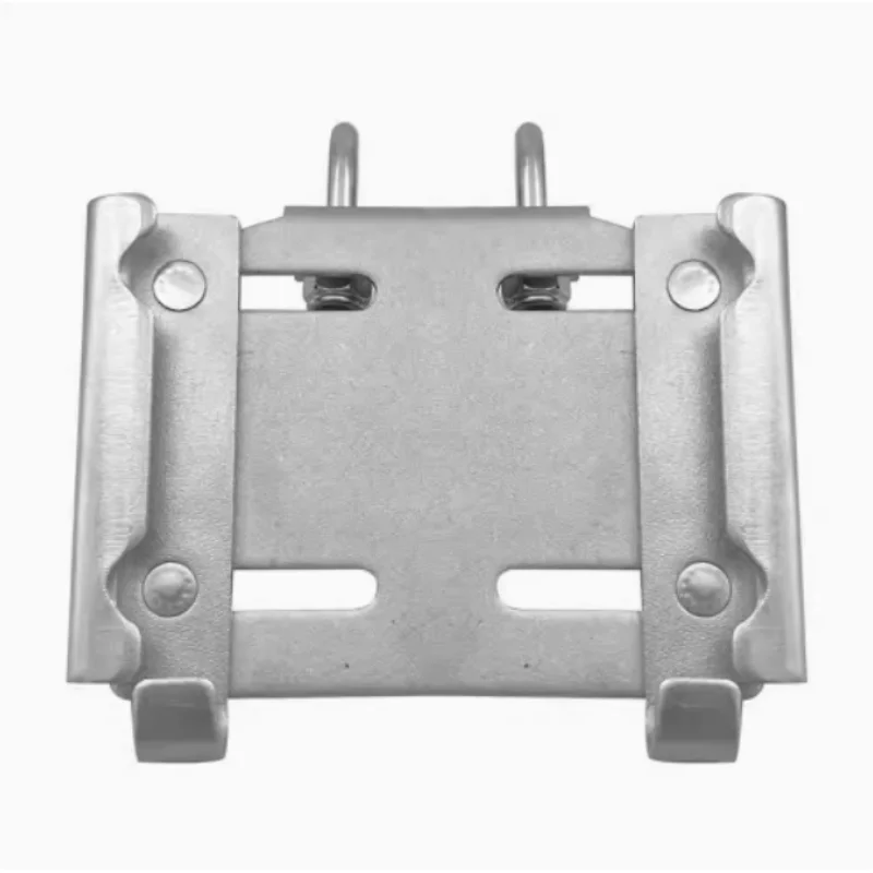 ISURE MARINE Stainless Steel Ship Track Anchor Bracket Adjustable Round Horizontal Track Installation Anchor Bracket 7/8 