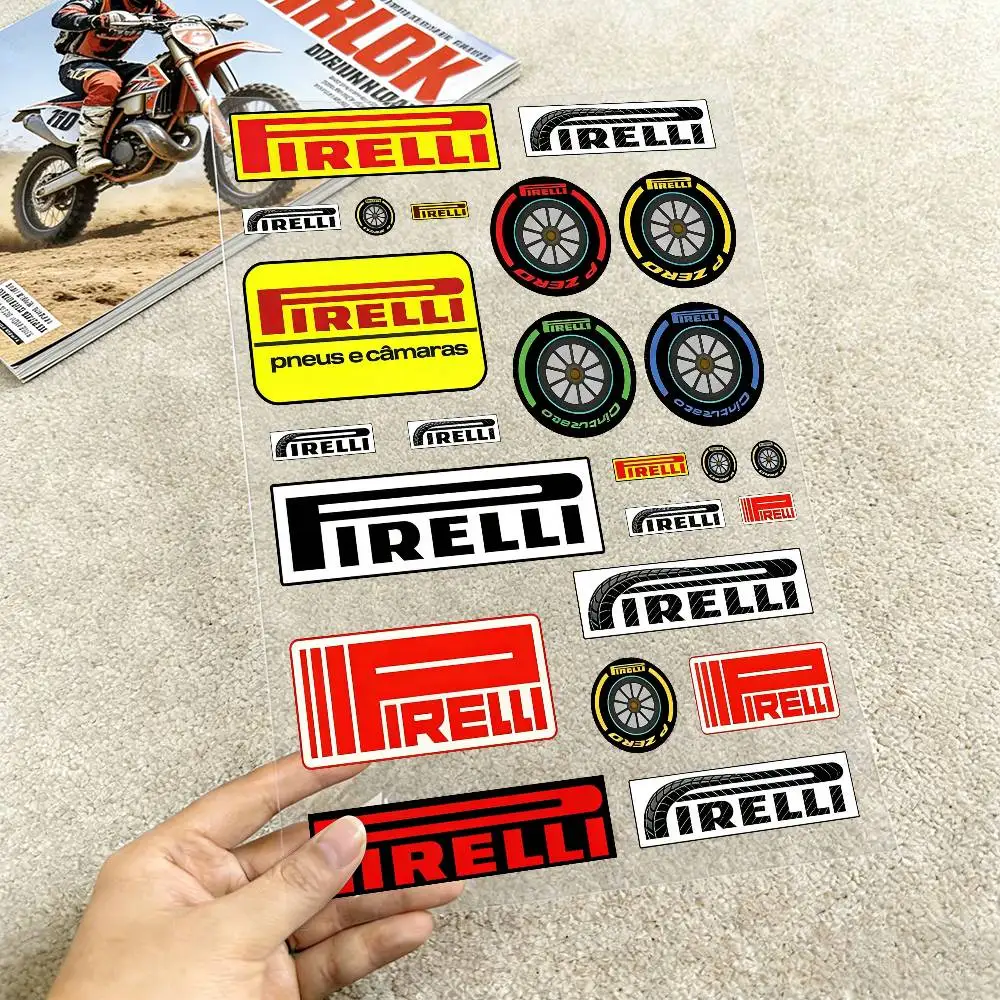 

Водонепроницаемые светоотражающие наклейки PIRELLI для мотоциклов, легко снимаемые, для мотоциклов и автомобилей