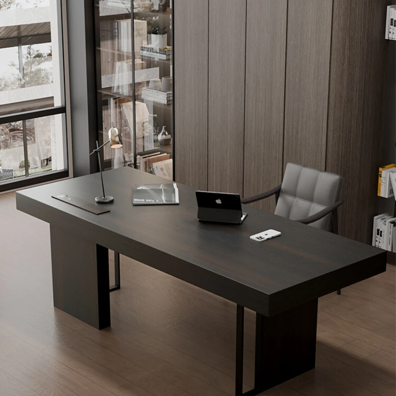 Computer Luxury Office Desk Modern Bos Study Household Minimalism Office Desk Writing Italian Escritorio Office Furniture QF50OD