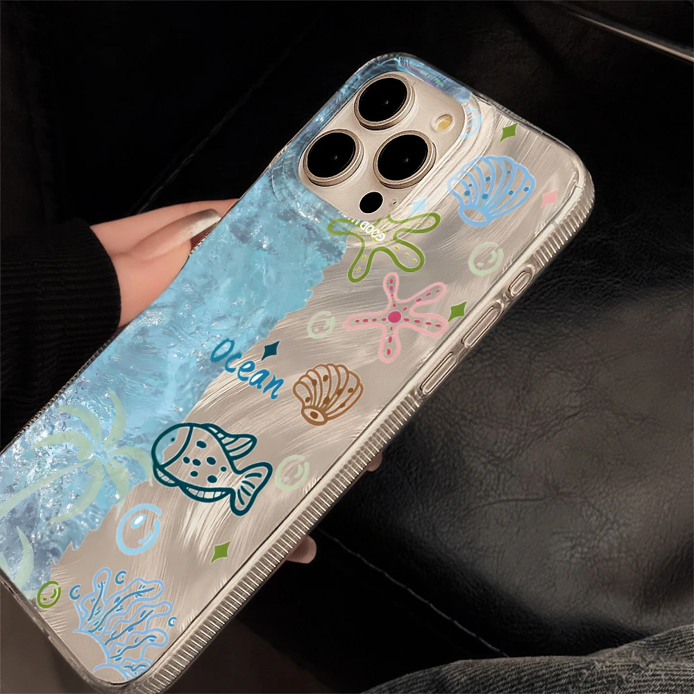 Summer Ocean Blue Sea Cute Pho - Phone Cases Blue review and price