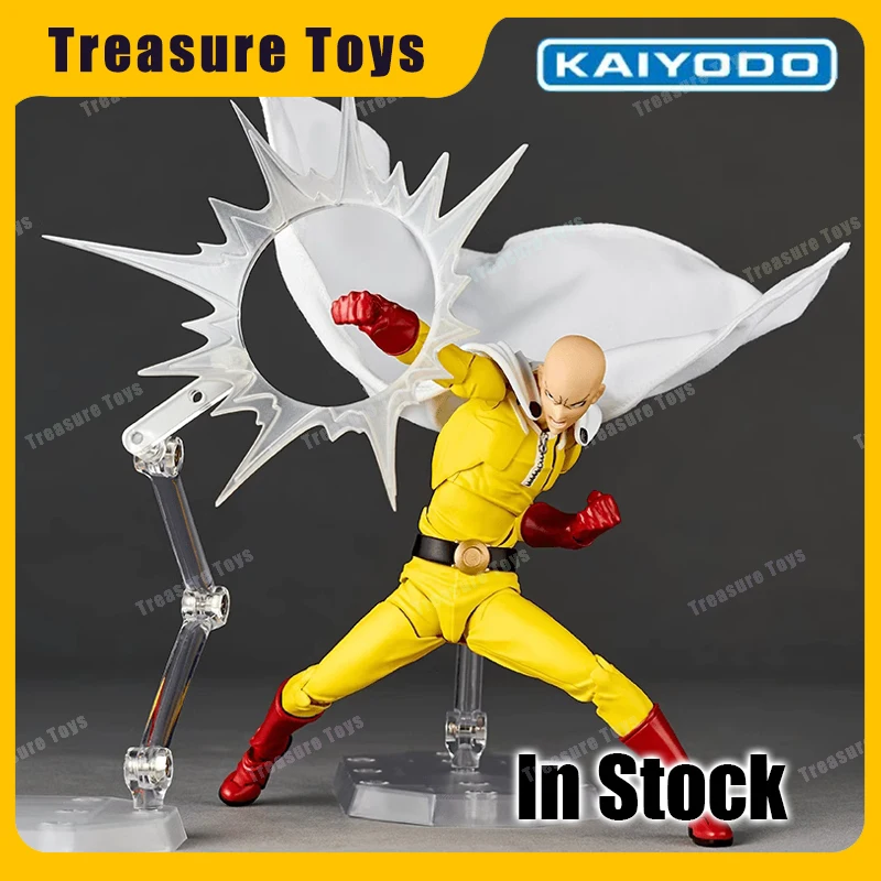 

Original Kaiyodo Saitama Figure One Punch Man Saitama Revoltech Amazing Yamaguchi Pvc Anime Action Figures Model Toys Gifts