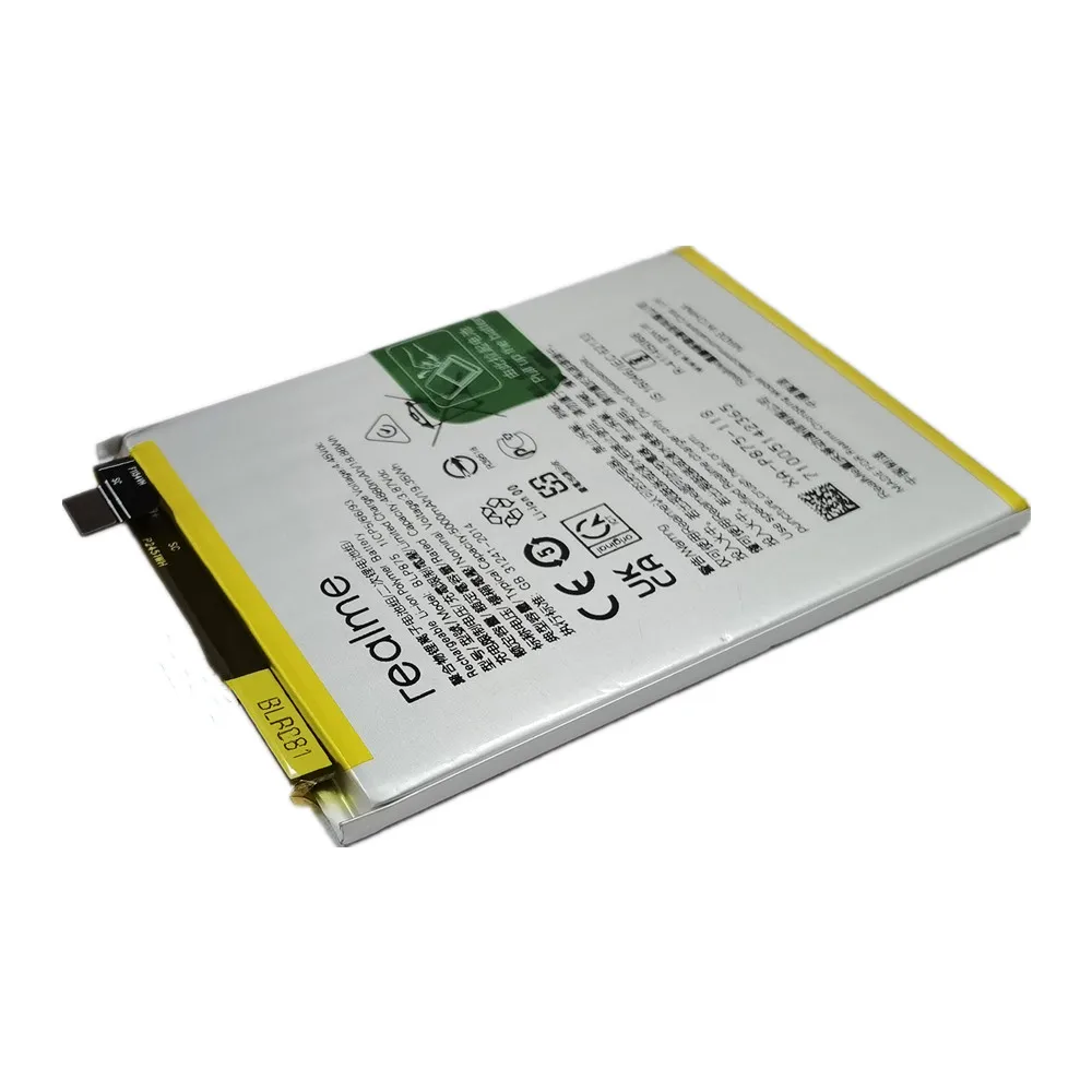 2025 Years Original 5000mAh Battery BLP875 For OPPO Realme 9 5G / Q5i / Q3S / C55 NFC / Narzo 50 / V23 Phone image 2
