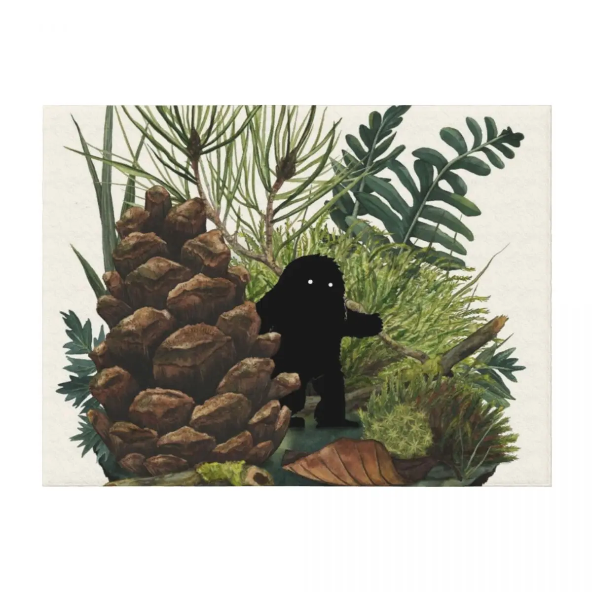 

Tiny Sasquatch Throw Blanket Loose Blankets Sofas Of Decoration Thins Kid'S Blankets