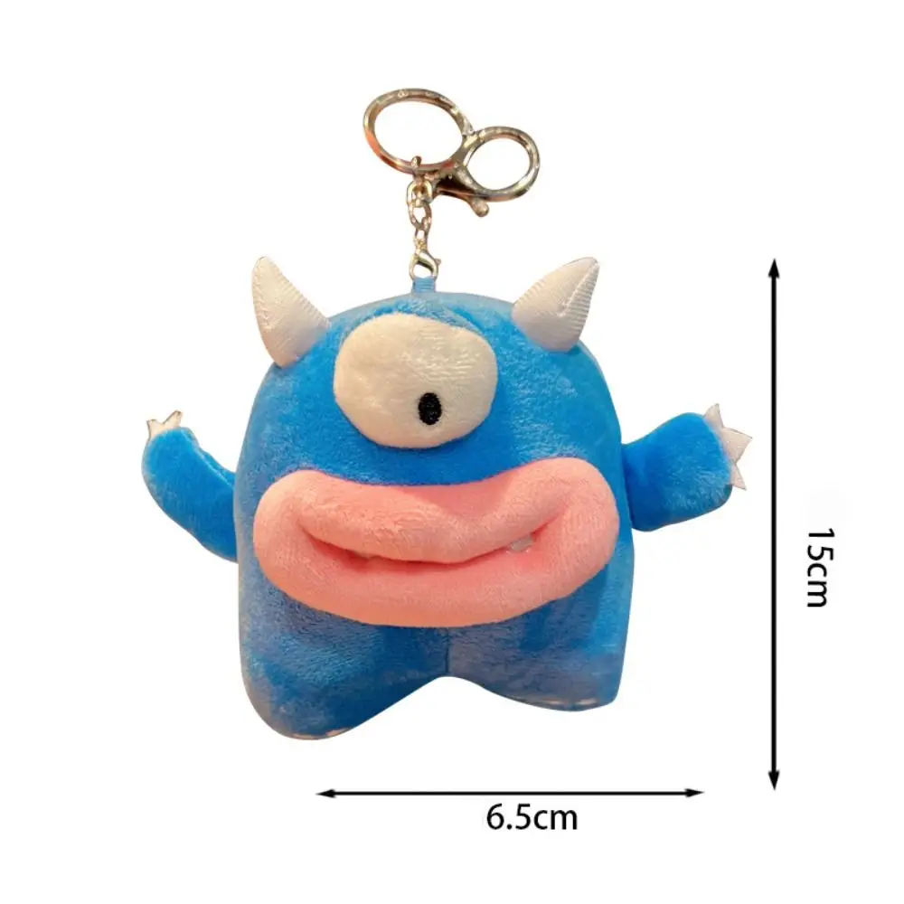 Cartoon Kawaii süße Puppe Schlüsselanhänger lustige komische Puppe Handtasche Anhänger weiche Plüsch süße Tasche Anhänger Schlüsselanhänger