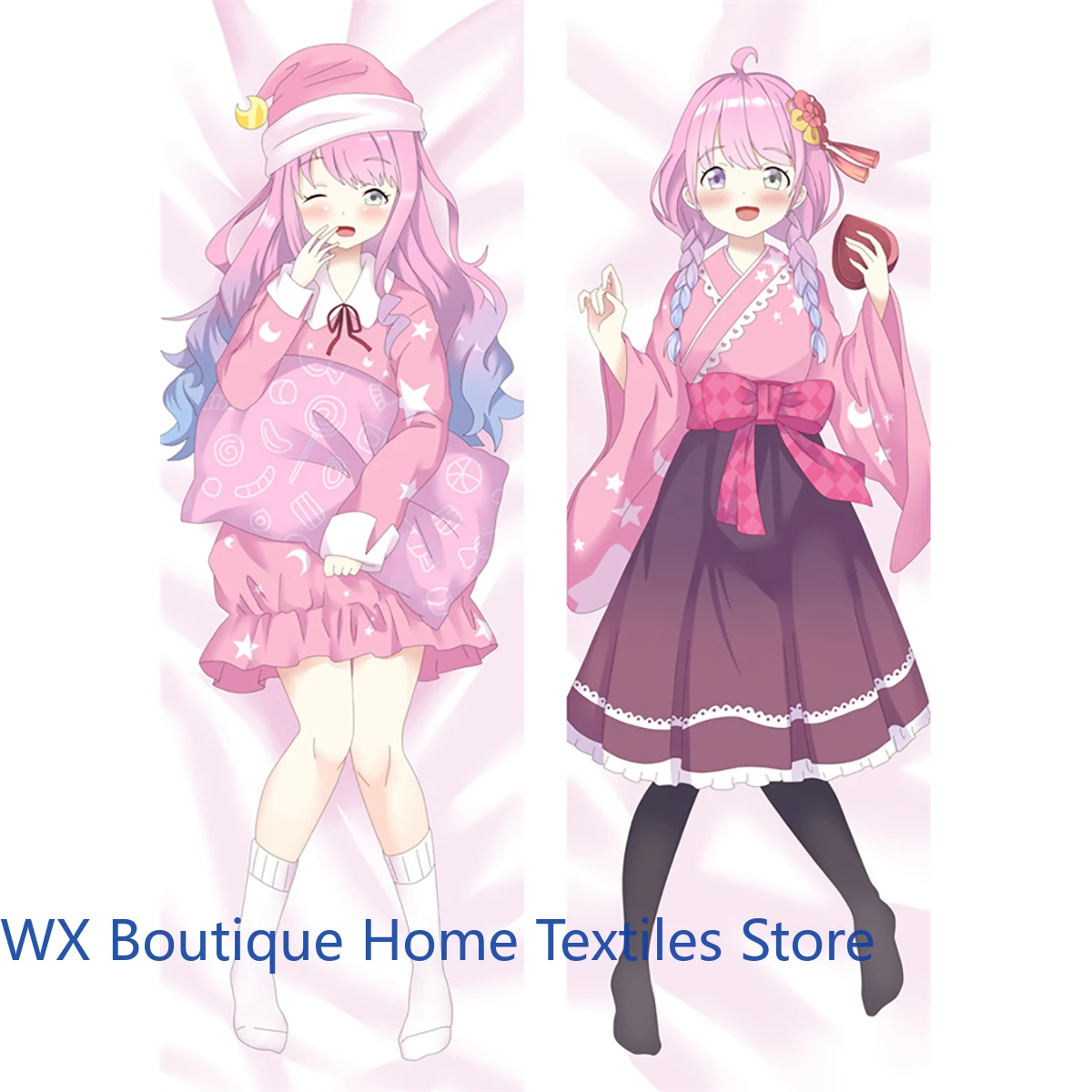 

Dakimakura Vtuber Himemori Luna наволочка для всего тела наволочка отаку игровой чехол для подушки