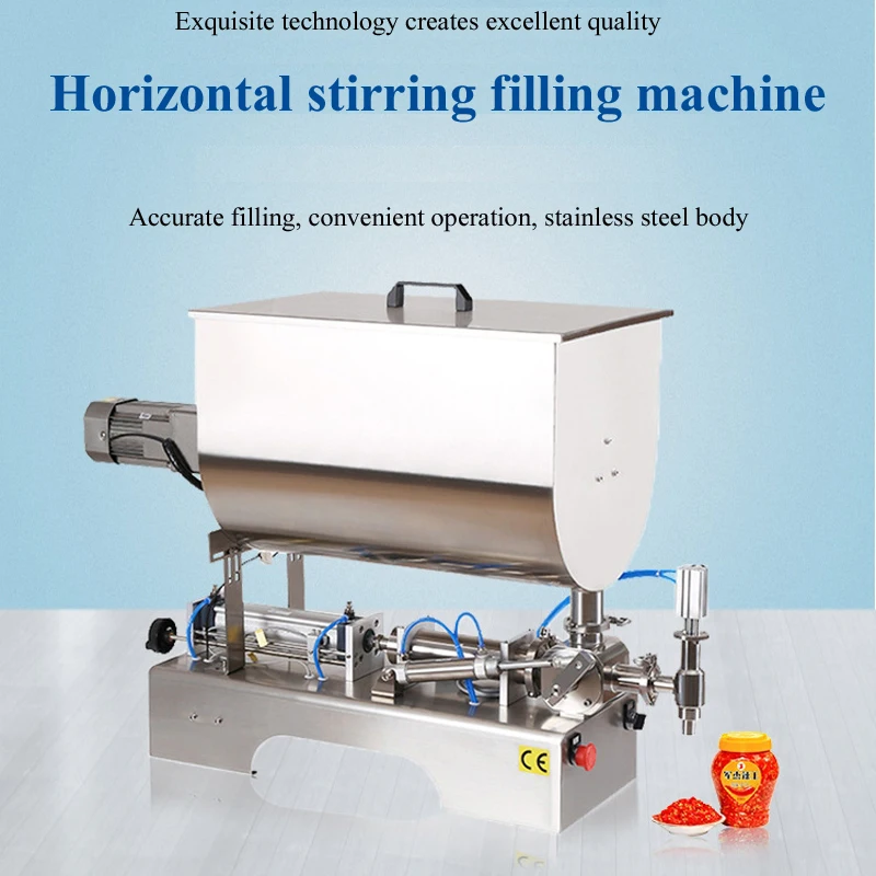 

Mixing Pneumatic Paste Filling Machine For Ketchup Olive Oil Chili Sauce Stainless Steel Quantitative Filling Machine 180W