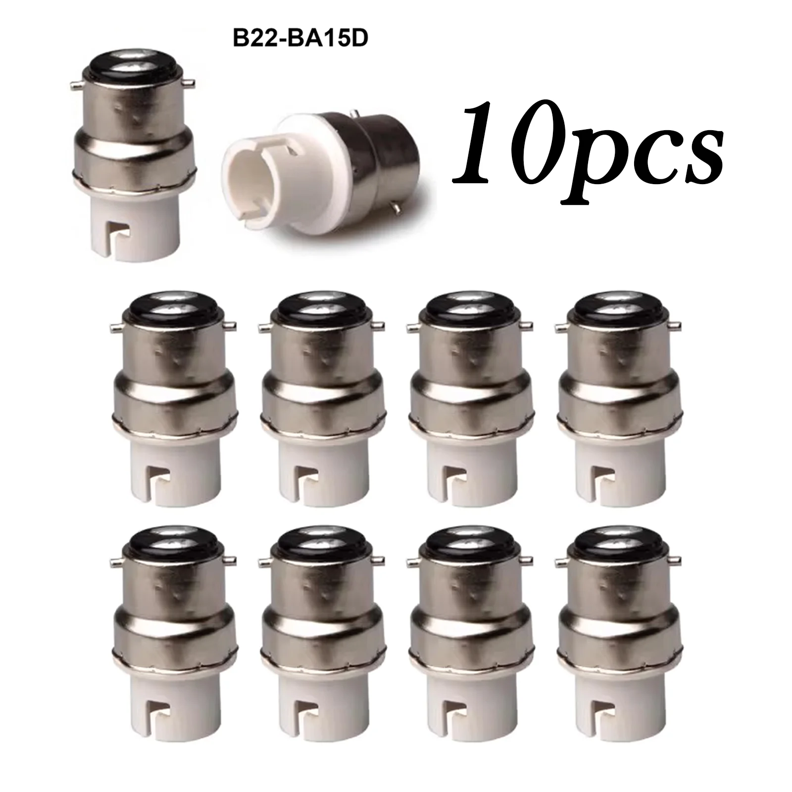 10Pcs White B22 To …