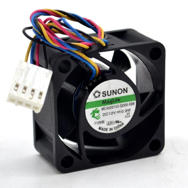

A+For SUNON MC40201V2-Q000-S99 40mm DC12V 0.9W 4 wires PWM cooling fan 4020
