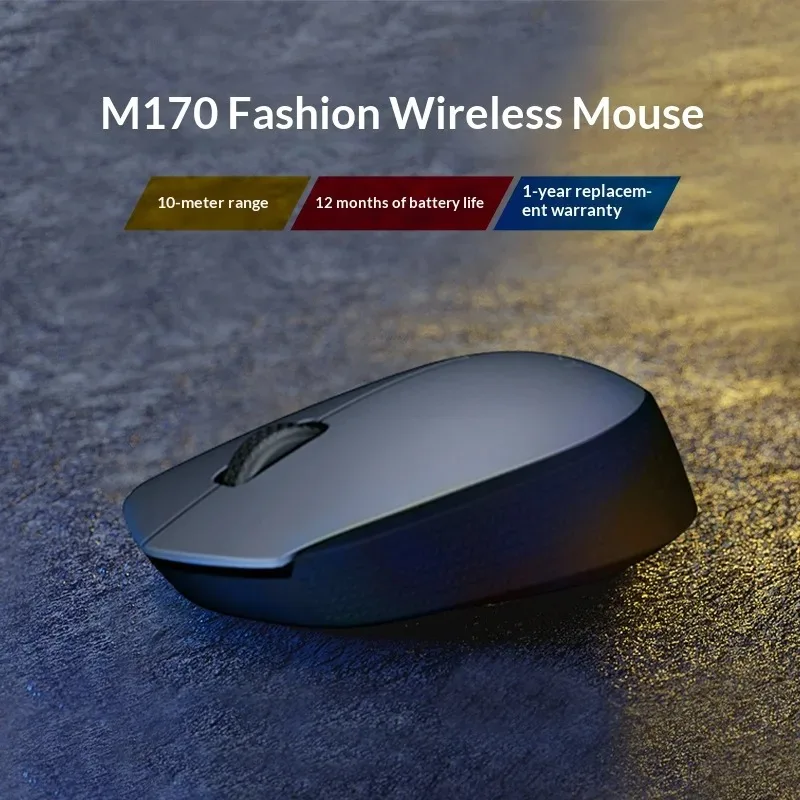 

Logitech M170 wireless dual-mode silent and efficient office mouse, snugly for small and convenient office use M185/M220/M221