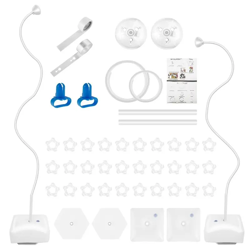 B08B-Weighted Base Included 1.5X2.5M Adjustable Balloon Arch Stand Kit-Suitable For Event Decorations