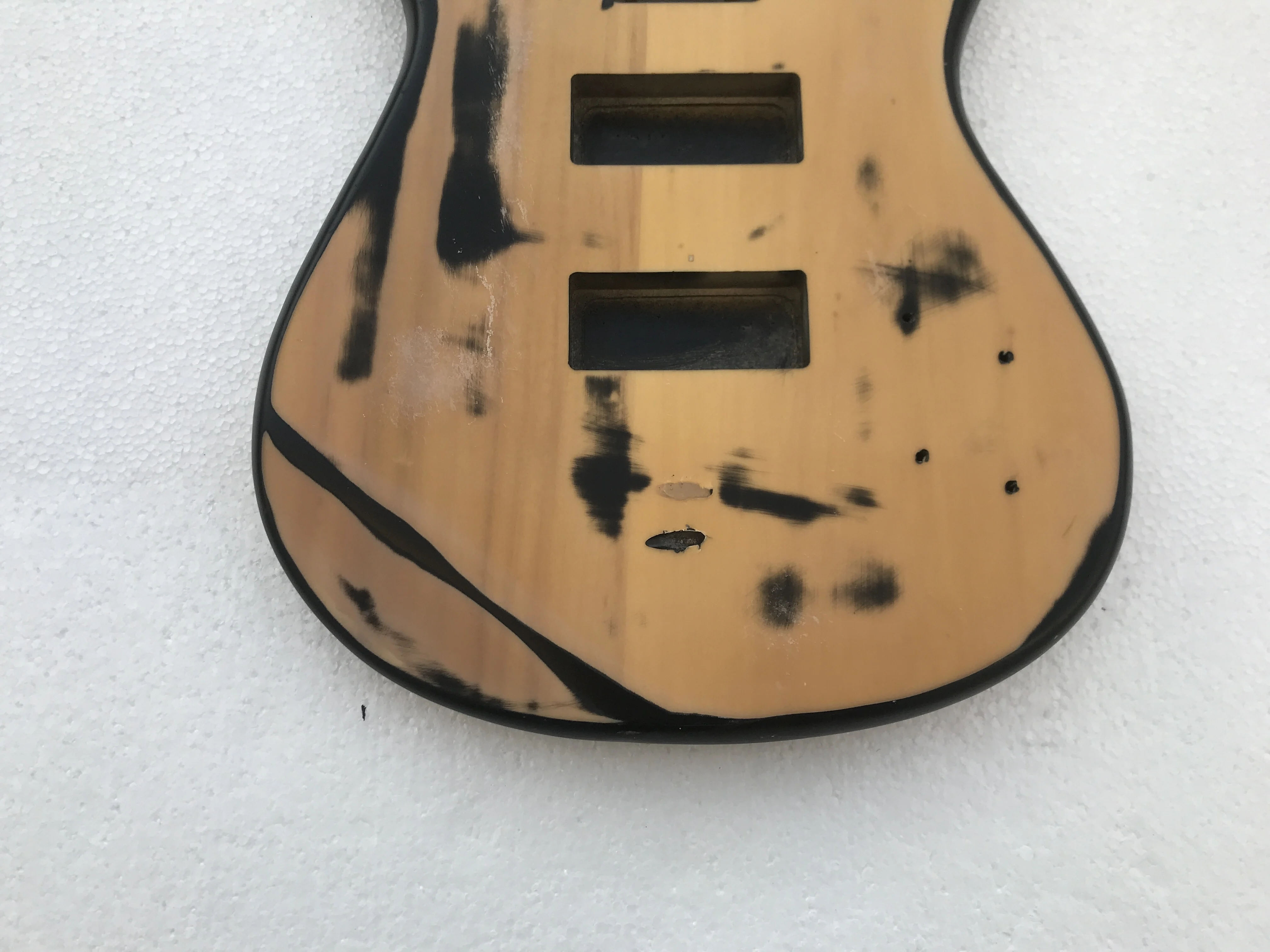 DIY Custom 4 Strings Electric Bass Guitar Body Part Guitarra in Stock Discount Free Shipping 1373B