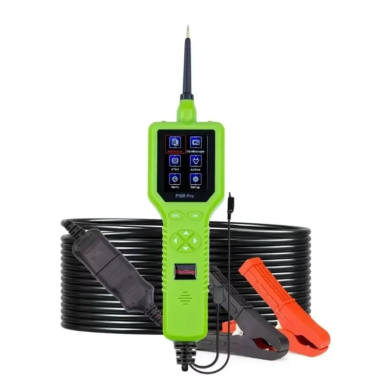 TopDiag JDiag P100 Pro Power Probe Car Circuit Automotive Electric System Tool Diagnostic Tool for Truck Motorcycle