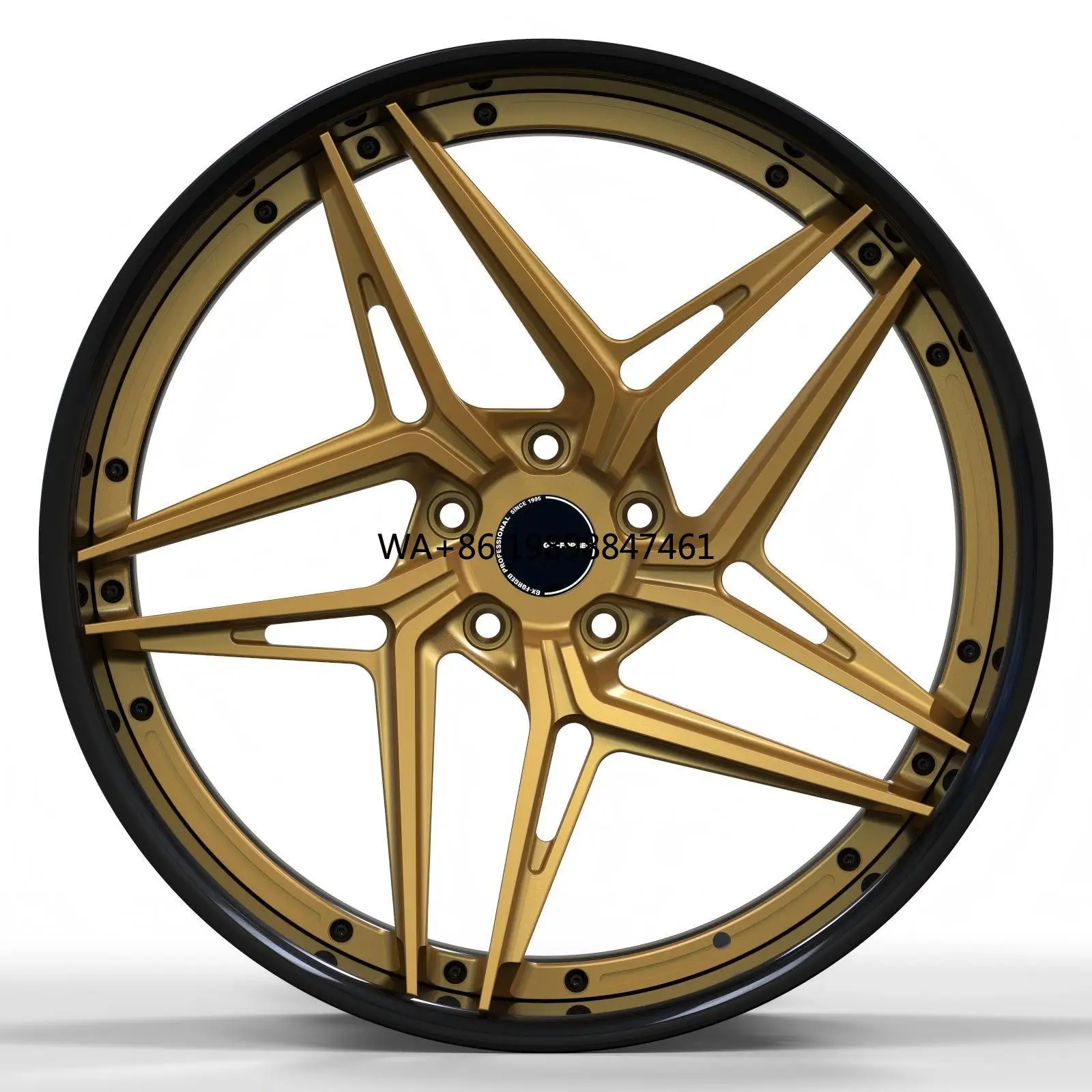 

2PC Structure Bespoke Forged Car Wheel Passenger Car Wheel Strong Durability Performance Eletric Vehicle