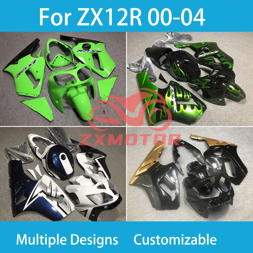 ZX12R 01 02 03 04 Fairings for Kawasaki ZX 12R 2001 2002 2003 2004