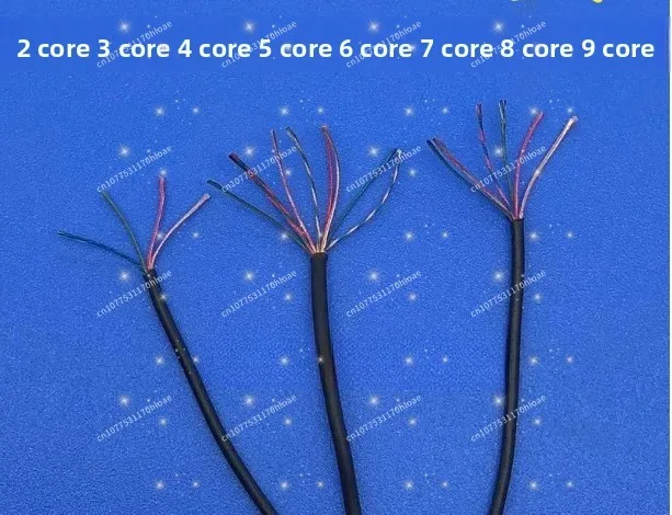 Multi-strand Multi-core Enamelled Wire 2-core 3-core 4-core 5-core 6-core 7-core 8-core 9-core Cotton Wire Earphone Cable 8/0.08