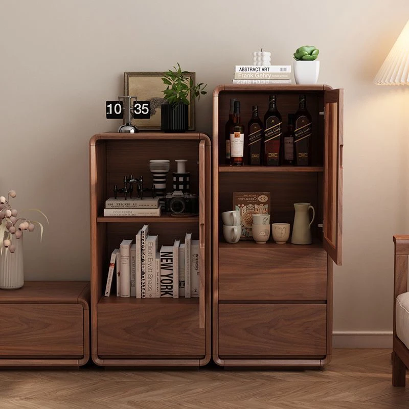 Armário de armazenamento organizador para sala de estar, gaveta, vitrinas, expositor, móveis para casa, vintage, luxo, armário de exibição de vidro