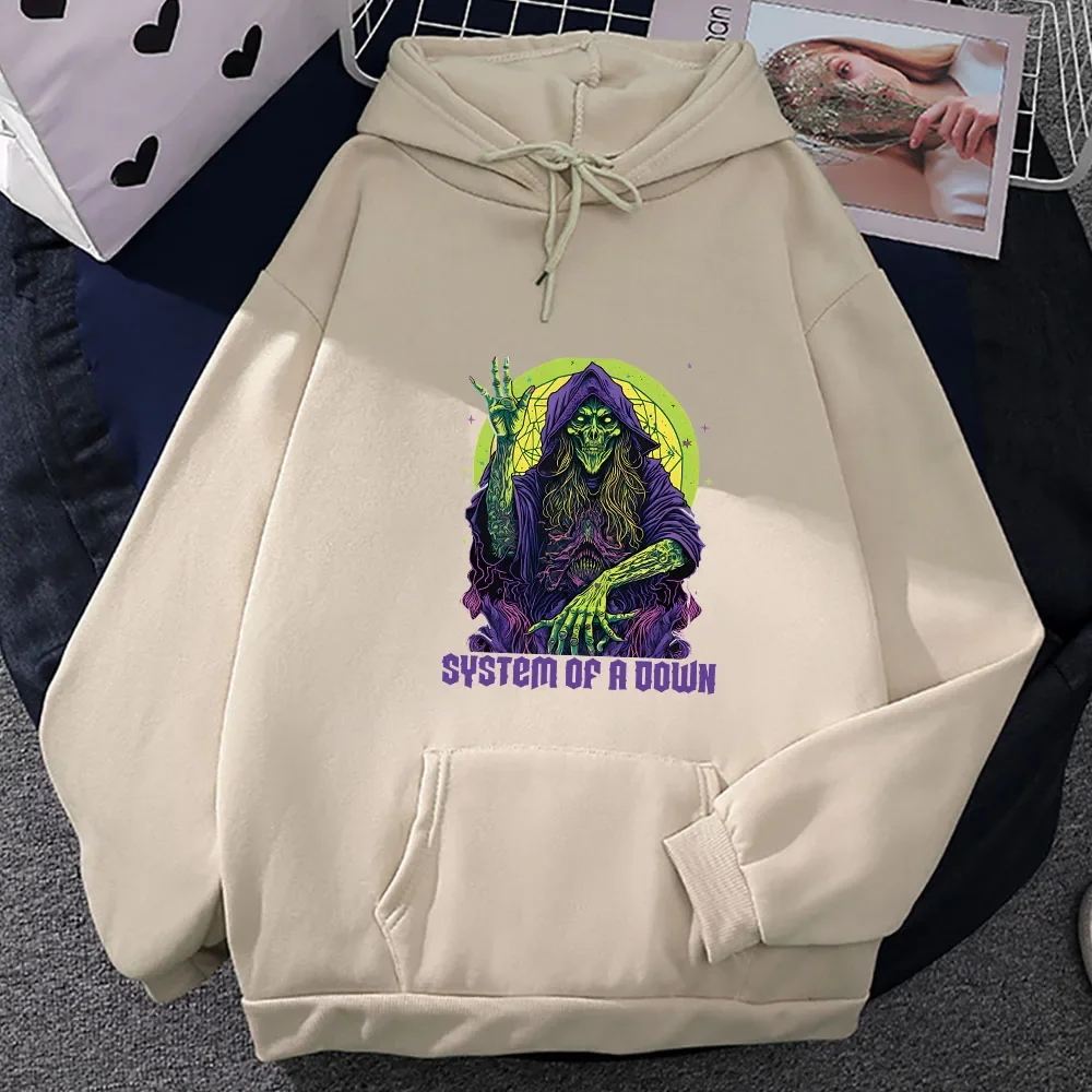 System of A Down Hoody Streetwear Men Sweatshirt Heavy Mental Band Clothes Autumn/winter Fleece Casual Hoodie Graphic Tops