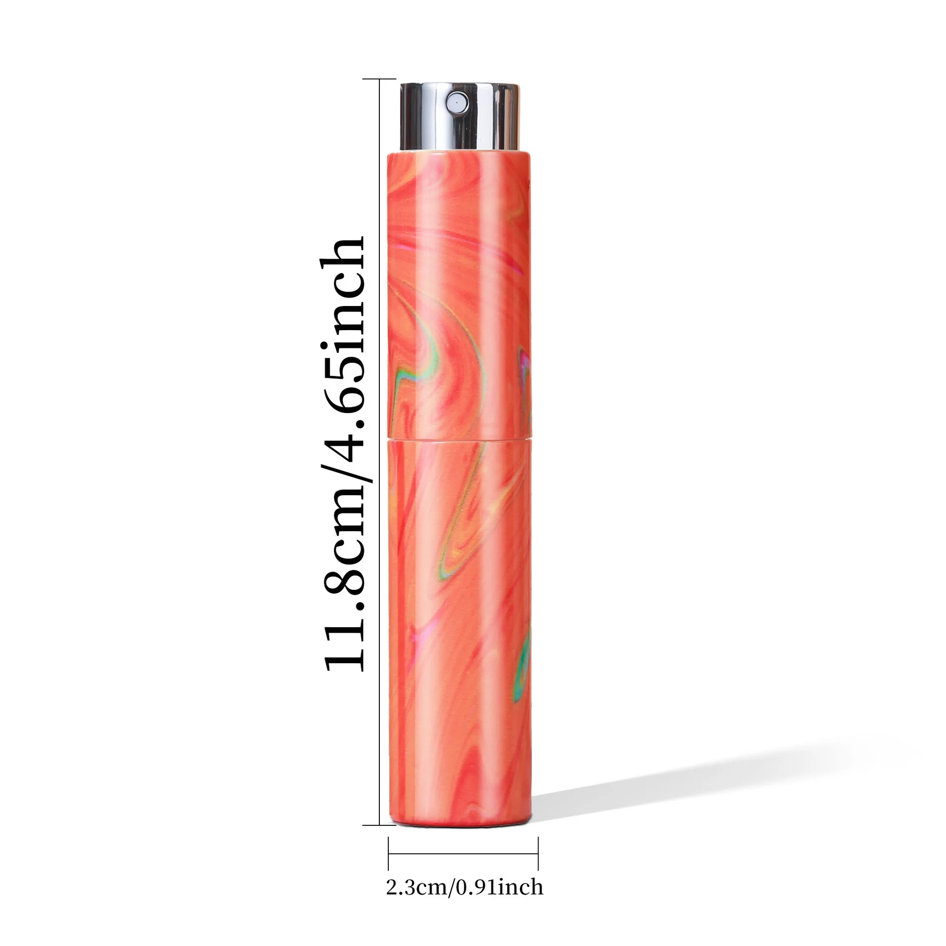 10 ml Bright Series Marmor High-End-Glasparfüm-Unterabfüllung, rotierende Spray, nachfüllbare Flasche