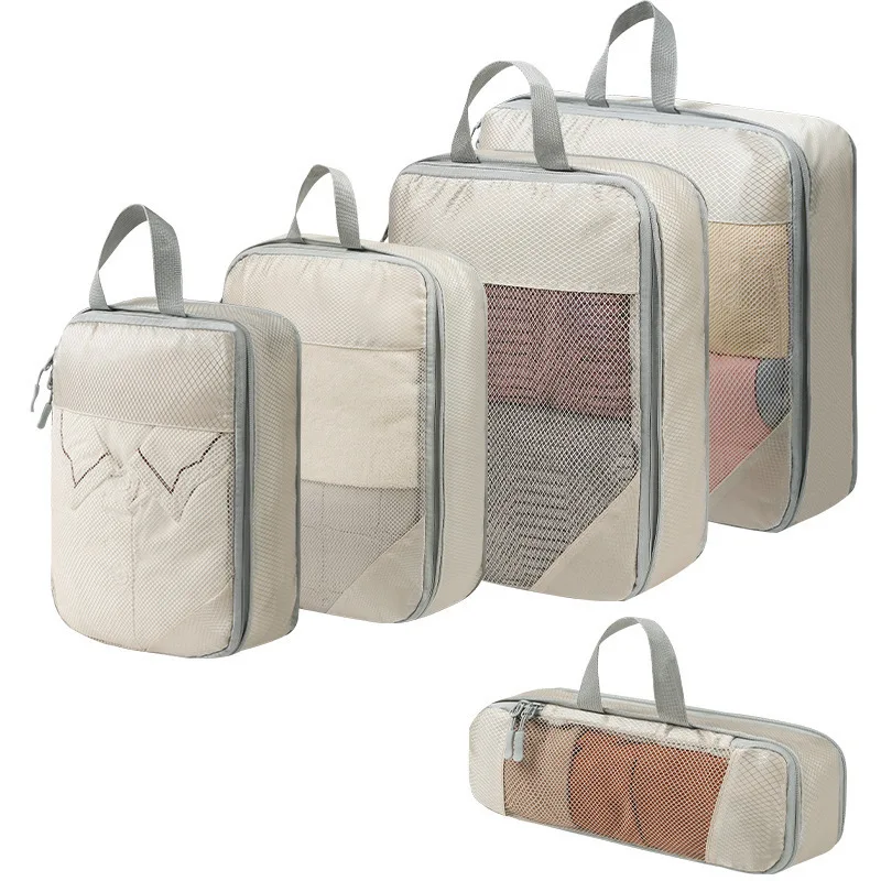 

Waterproof Compressible Travel Toiletry Bag Large Capacity Cosmetic Makeup Organizer Portable Wash Pouch for Luggage Trip
