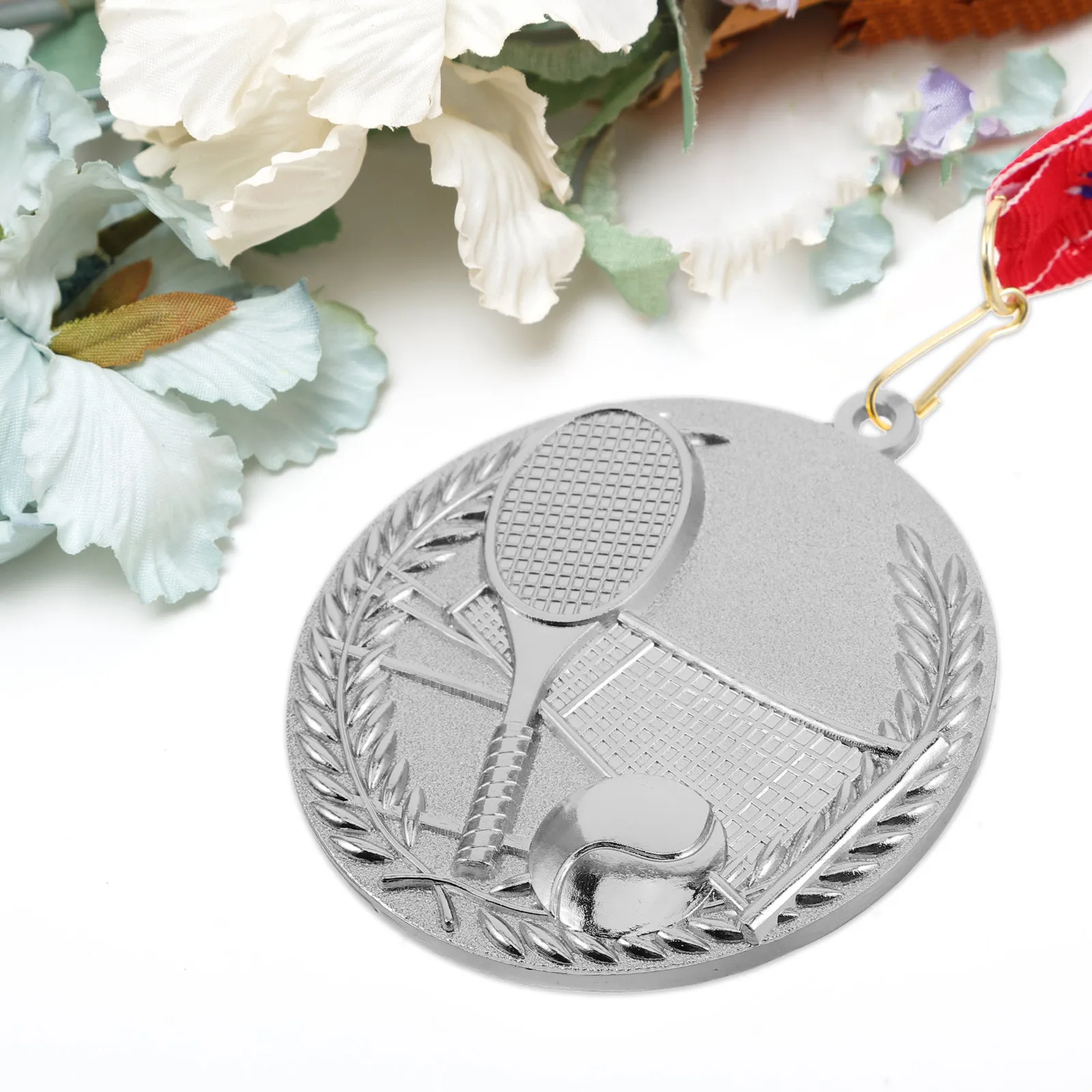 

Engraved Tennis Medals Metal Awards for Championship Sports Competitions Winners Participants Kids Adults Recognition