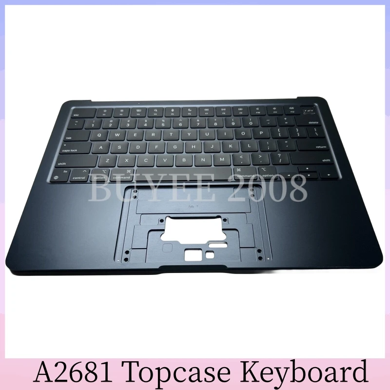 Imagem -03 - Palmrest Original para Macbook Air Teclado Topcase Luz de Fundo Teclado dos Eua e do Reino Unido 13 em Retina m2 A2681 A2681 Novo 2023