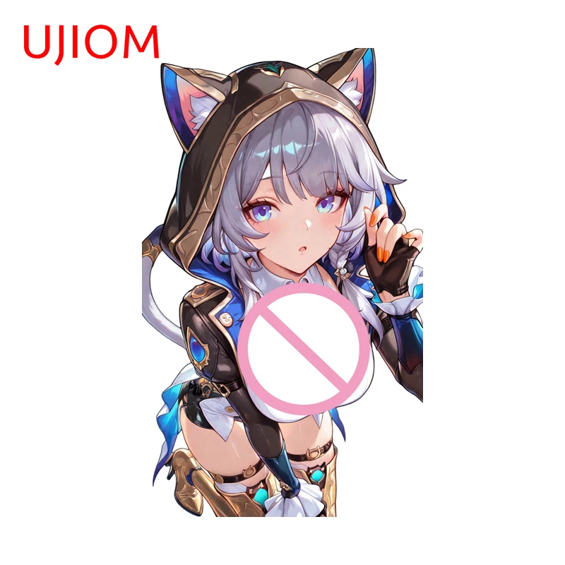 UJIOM Cipher Honkai Star Wall Stickers Wardrobe Bedroom Scratch PVC Decal Otaku Decorating Props Trendy DIY Decor Accessories