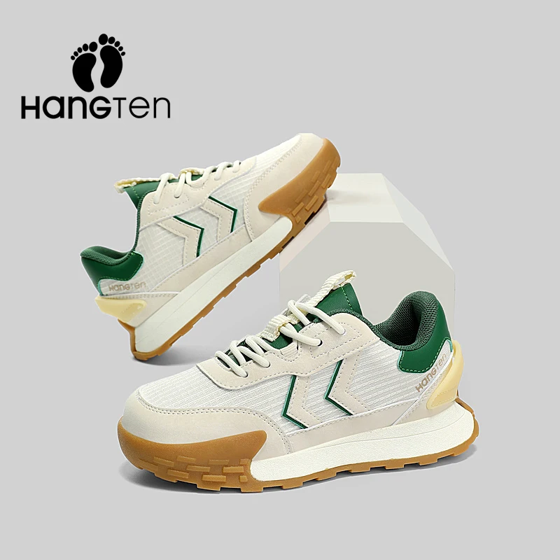 

HanGTen 2024 Boys Girls Fashion Casual Sneakers Kid's Trend Chic Running Shoes Shoes Children Flat Toddler Outdoor Shoes