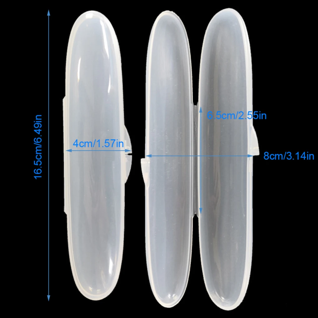 Scatola portaoggetti per cucchiaio singolo per neonati organizzatore per neonati supporto per custodia trasparente stoviglie forniture portatili viaggiare