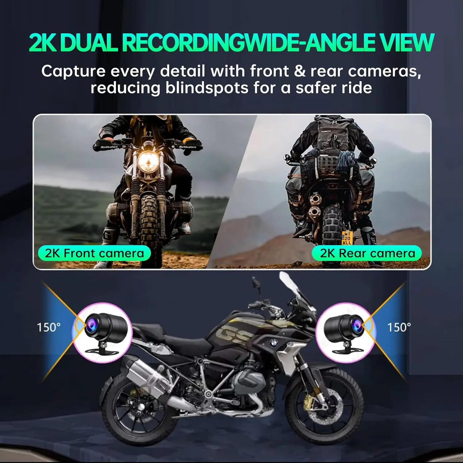 ポータブル6インチバイク用CarPlay Moto Android Autoタッチスクリーン薄型6インチバイク用ワイヤレスIP対応TPMS