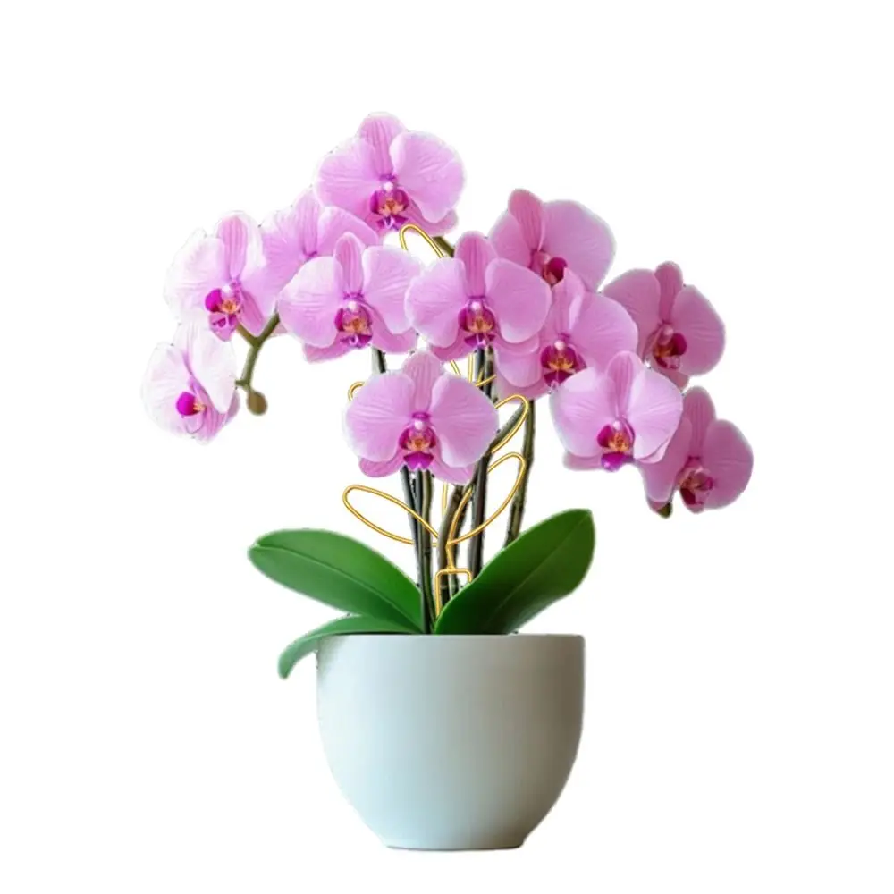 Leaf Shaped Design Plant Trellis Plastic Support for Potted Vines Garden Climbing Frame Rustproof Flowers Trellis Indoor Outdoor