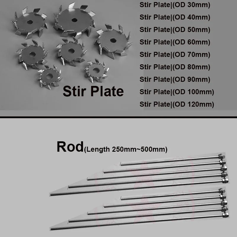 lab 304 stainless steel stir bar saw tooth type stirrer dispersion disk,round plate dispersing Propeller stirring blade Blender